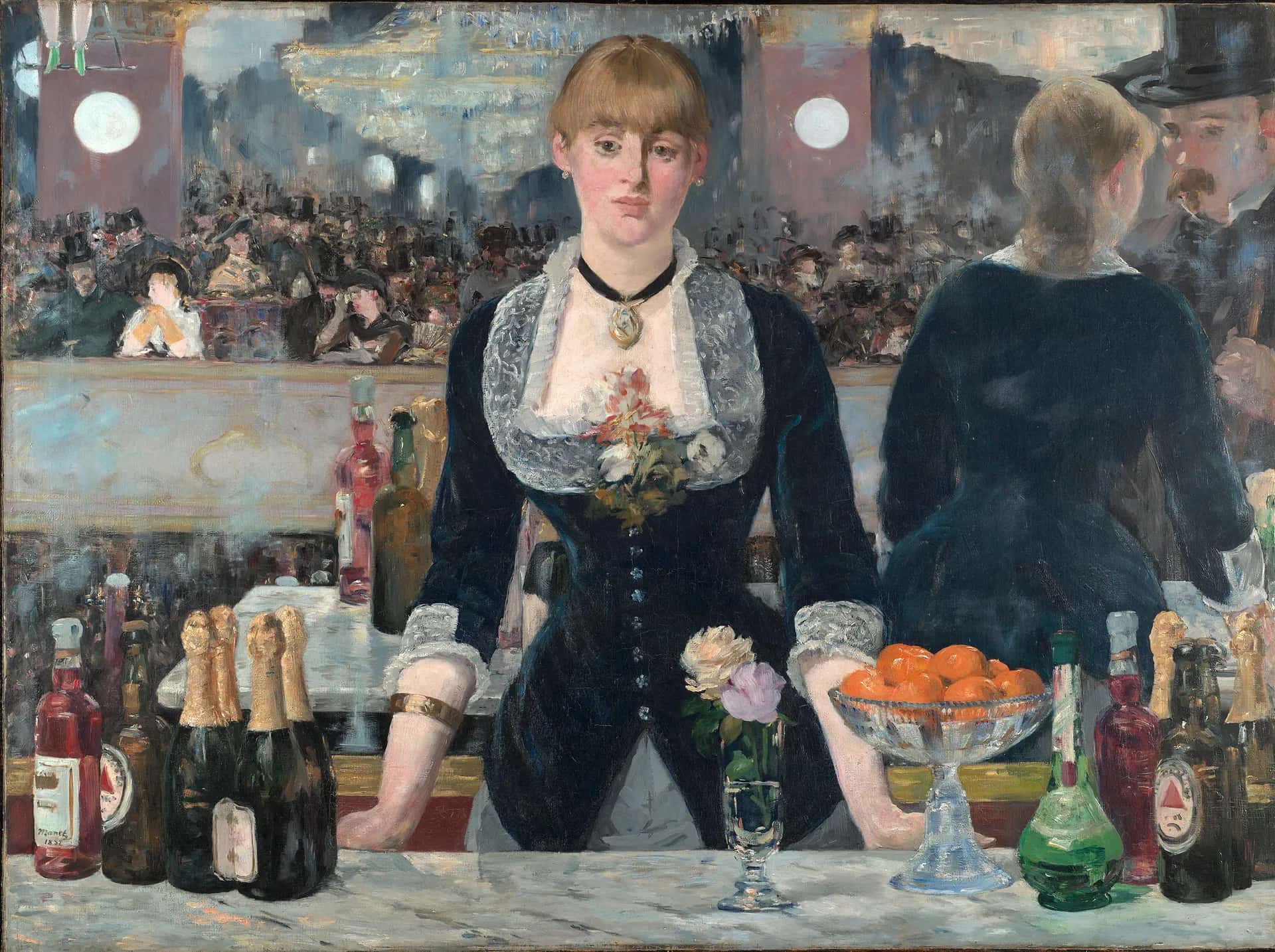 A Bar at the Folies-Bergère — Édouard Manet