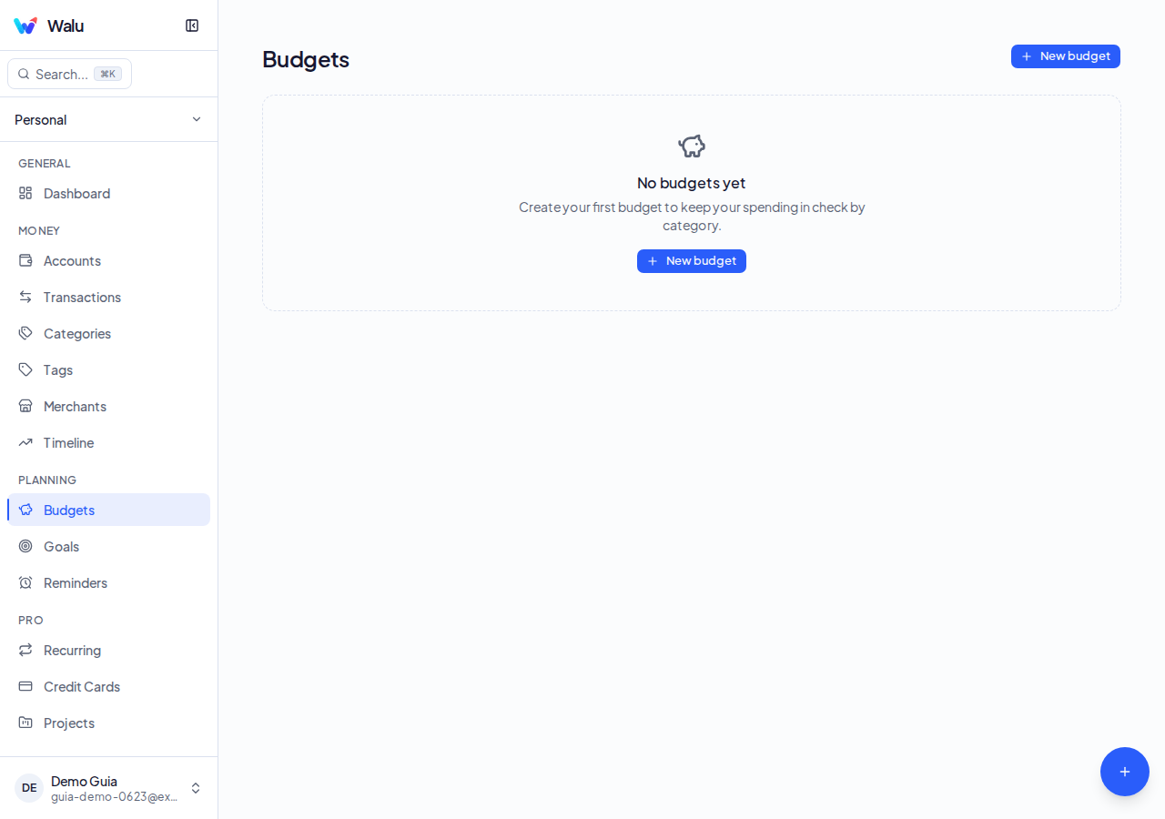 Budgets