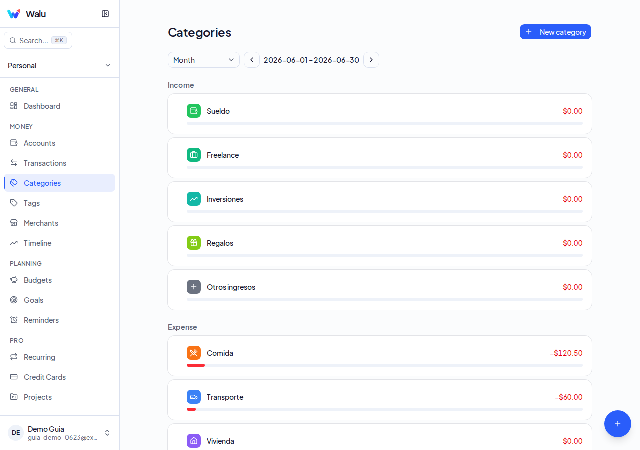 Categories