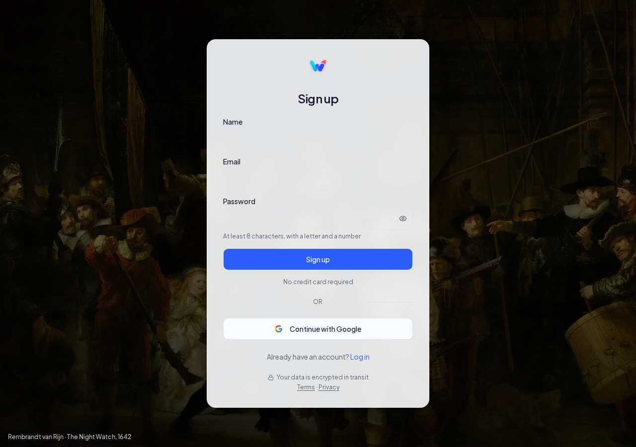 Create your account