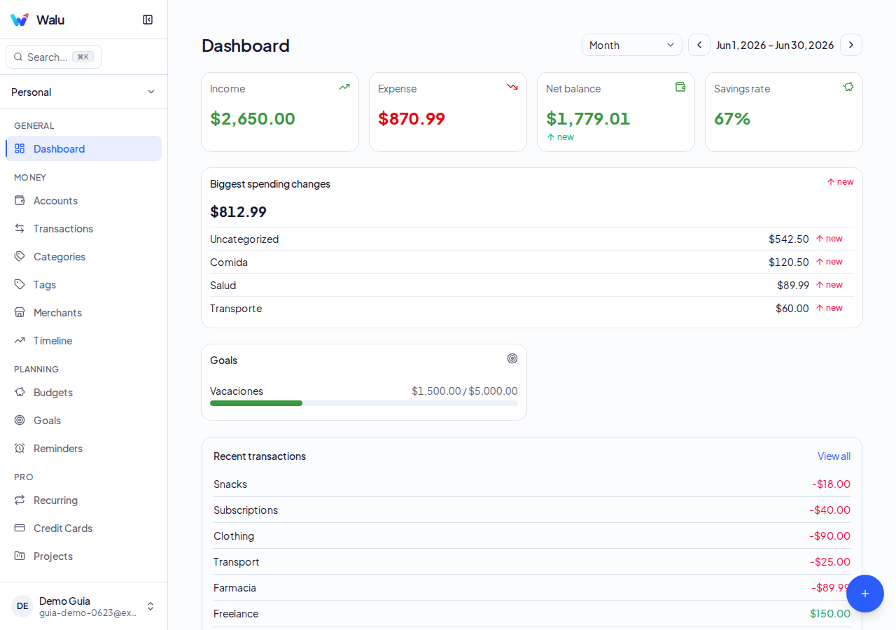 Dashboard