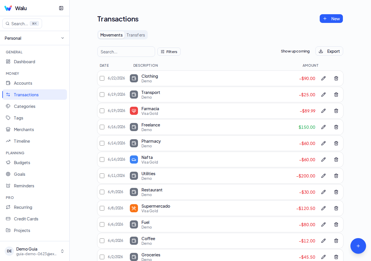 Transactions