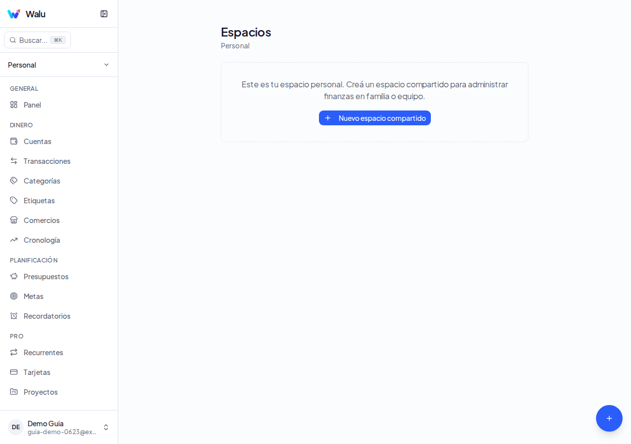 Espacios compartidos