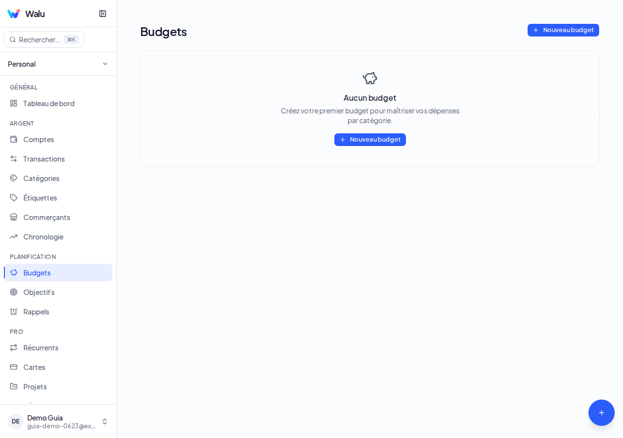 Budgets
